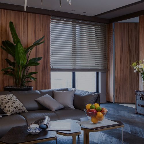 shutter example in modern living room